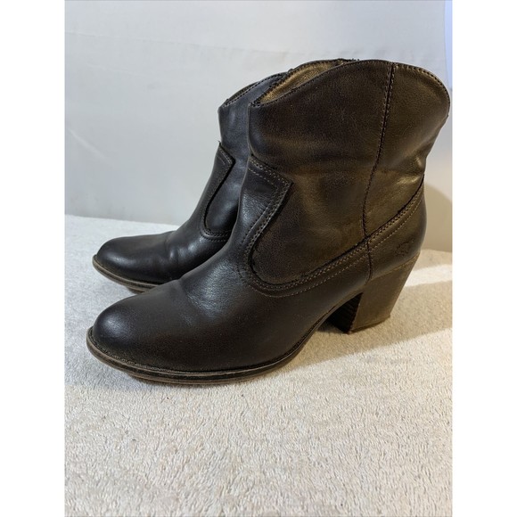 Rocket Dog Brown Boots Booties Size 9.5 - Picture 1 of 8